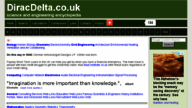 What Diracdelta.co.uk website looked like in 2018 (6 years ago)
