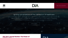 What Diahome.org website looked like in 2018 (7 years ago)