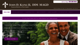 What Drjohnkling.com website looked like in 2018 (6 years ago)