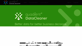 What Datacleaner.org website looked like in 2018 (6 years ago)