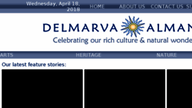 What Delmarva-almanac.com website looked like in 2018 (6 years ago)
