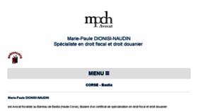 What Dionisi-naudin-avocat.fr website looked like in 2018 (6 years ago)
