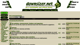 What Downsizer.net website looked like in 2018 (6 years ago)
