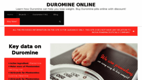 What Duromineonline.com website looked like in 2018 (6 years ago)
