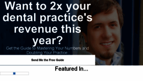 What Dentistmetrics.com website looked like in 2018 (6 years ago)