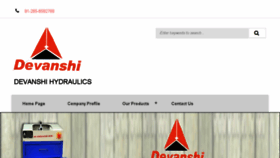 What Devanshihydraulics.com website looked like in 2018 (6 years ago)