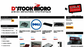 What Dstockmicro.fr website looked like in 2018 (6 years ago)