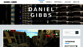 What Danielgibbs.co.uk website looked like in 2018 (6 years ago)