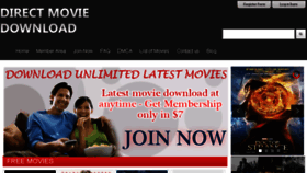 What Directmoviedl.com website looked like in 2018 (6 years ago)