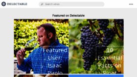 What Delectable.com website looked like in 2018 (6 years ago)