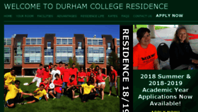 What Durhamresidence.ca website looked like in 2018 (7 years ago)