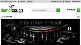 What Dampfcouch.de website looked like in 2018 (6 years ago)