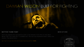 What Damian-wilson.com website looked like in 2018 (6 years ago)