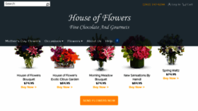 What Dchouseofflowers.com website looked like in 2018 (6 years ago)