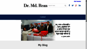 What Dr-rezaulkarim.com website looked like in 2018 (6 years ago)