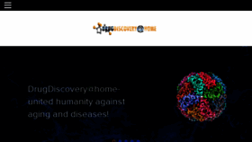 What Drugdiscoveryathome.com website looked like in 2018 (6 years ago)