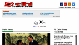 What Delhinews.net website looked like in 2018 (6 years ago)