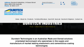 What Durotechindustries.com.au website looked like in 2018 (6 years ago)