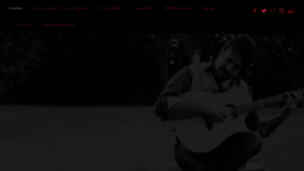 What Daverowemusic.com website looked like in 2018 (6 years ago)