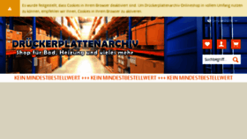 What Drueckerplattenarchiv.de website looked like in 2018 (6 years ago)