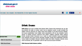 What Dilekduasi.gen.tr website looked like in 2018 (6 years ago)