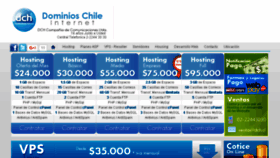 What Dch.cl website looked like in 2018 (7 years ago)