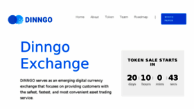 What Dinngo.co website looked like in 2018 (6 years ago)