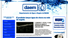 What Daem.com.br website looked like in 2018 (6 years ago)