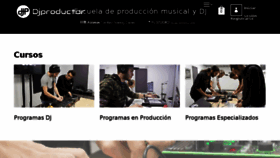 What Djproductor.com website looked like in 2018 (6 years ago)