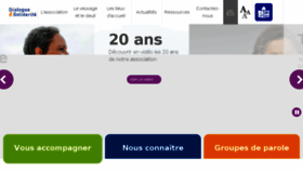 What Dialogueetsolidarite.asso.fr website looked like in 2018 (6 years ago)