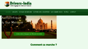 What Drivers-india.fr website looked like in 2018 (7 years ago)