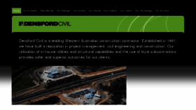 What Densfordcivil.com.au website looked like in 2018 (6 years ago)