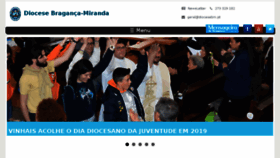 What Diocesebm.pt website looked like in 2018 (6 years ago)