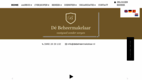 What Debeheermakelaar.nl website looked like in 2018 (6 years ago)