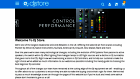 What Djstore.com website looked like in 2018 (6 years ago)