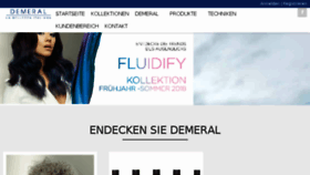 What Demeral.de website looked like in 2018 (6 years ago)