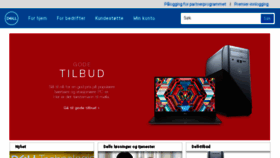 What Dell.no website looked like in 2018 (7 years ago)