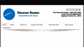 What Discoverroatan.net website looked like in 2018 (6 years ago)