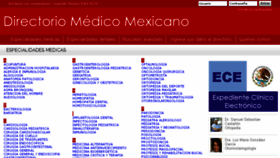 What Directoriomedicomexicano.com website looked like in 2018 (6 years ago)