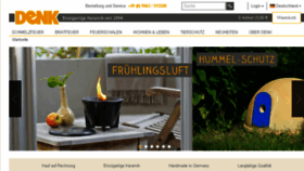 What Denk-keramik.de website looked like in 2018 (6 years ago)