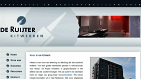What Deruijterkitwerken.nl website looked like in 2018 (7 years ago)