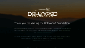 What Dollywoodfoundation.org website looked like in 2018 (6 years ago)