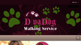 What Divadogwalking.com website looked like in 2018 (6 years ago)