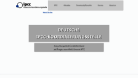 What De-ipcc.de website looked like in 2018 (5 years ago)