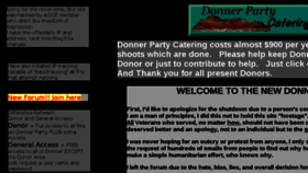 What Donnerpartycatering.com website looked like in 2018 (6 years ago)