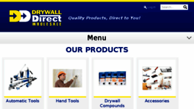 What Drywalldirect.co.nz website looked like in 2018 (6 years ago)