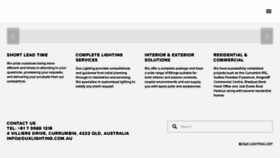 What Duxlighting.com.au website looked like in 2018 (7 years ago)