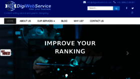What Digiwebservice.com website looked like in 2018 (6 years ago)