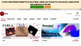 What Deindeal.ch website looked like in 2018 (7 years ago)