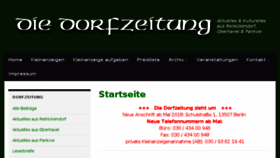 What Dorfzeitung-online.com website looked like in 2018 (6 years ago)